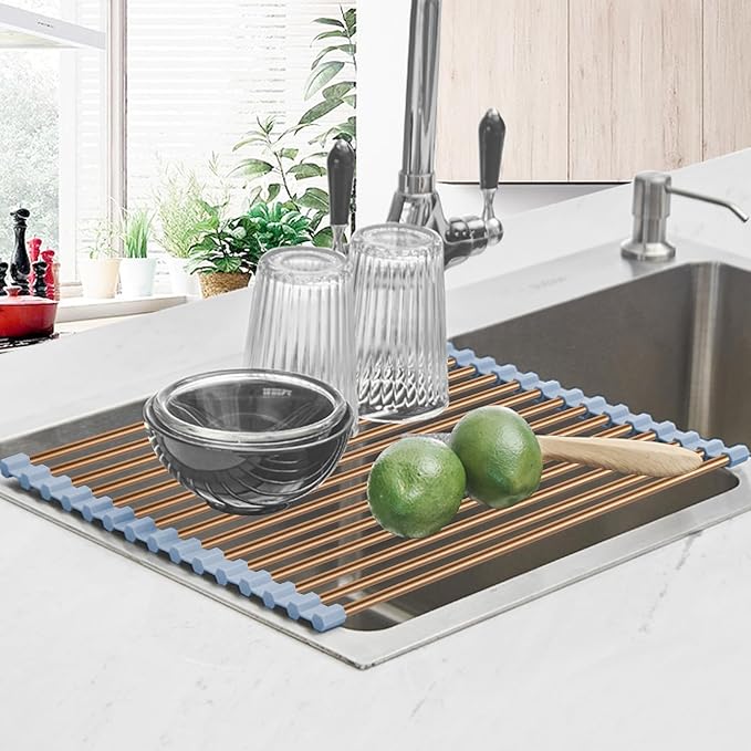 Seropy Roll Up Dish Drying Rack Over The Sink Drying Rack - Image 2