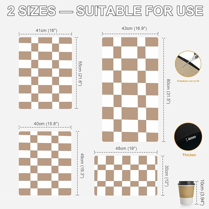 Dish Drying Mats for Kitchen Counter, Waterproof Coffee Mat for Countertop - Image 7