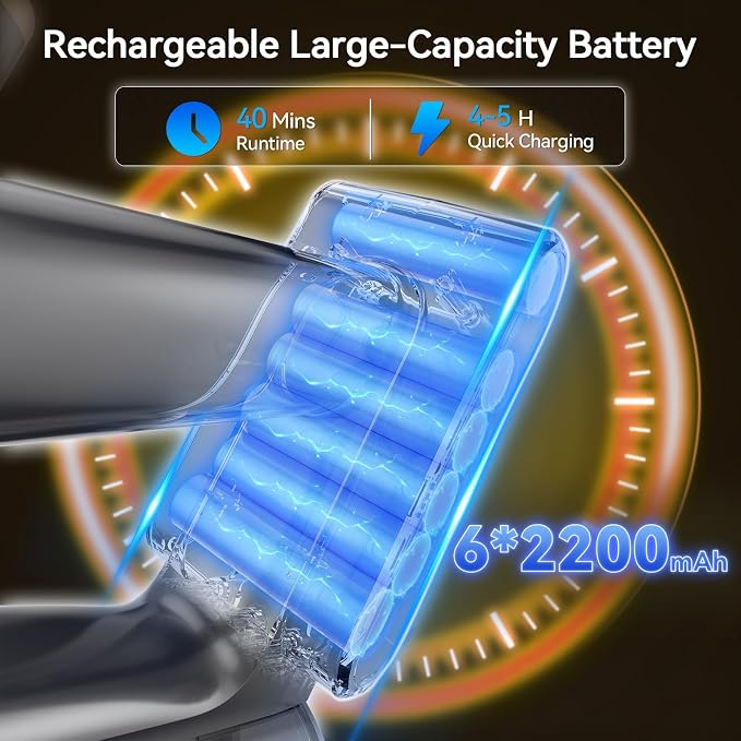 N8 Cordless Vacuum Cleaner, Lightweight Stick Vacuum - Image 5