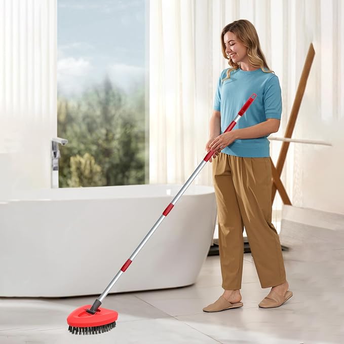 2 Pack Upgraded Spin Mop Replace Scrub Brush Compatible - Image 7