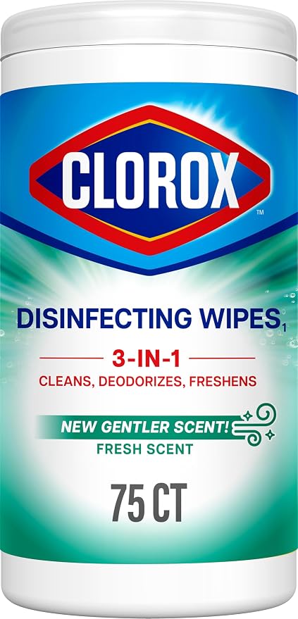 Clorox Disinfecting Cleaning Wipes, Bleach Free, Fresh Scent by Clorox