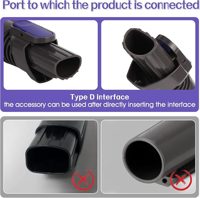 Vacuum Crevice Tool Brush Replacement Parts Compatible - Image 5