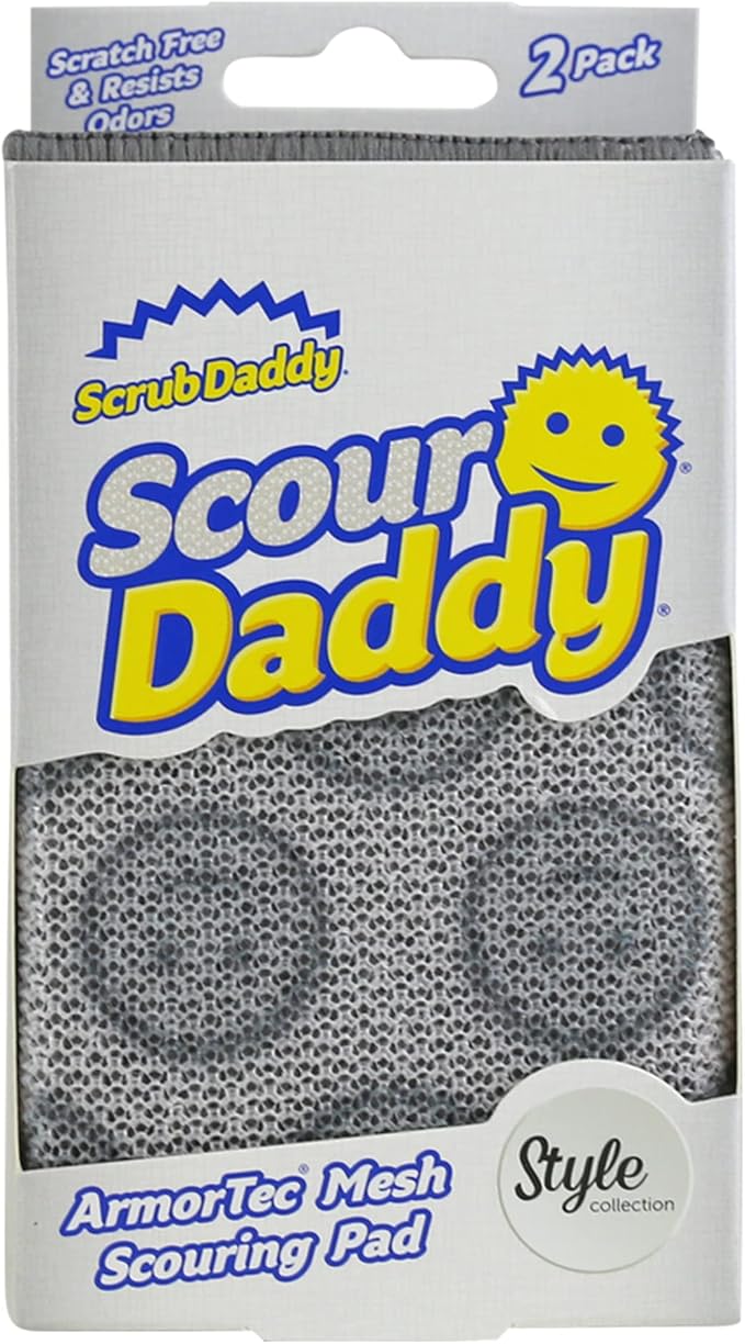 Scrub Daddy Scour Daddy Style, Scourers Non Scratch Scrubbing Sponge, Scouring by ScrubDaddy
