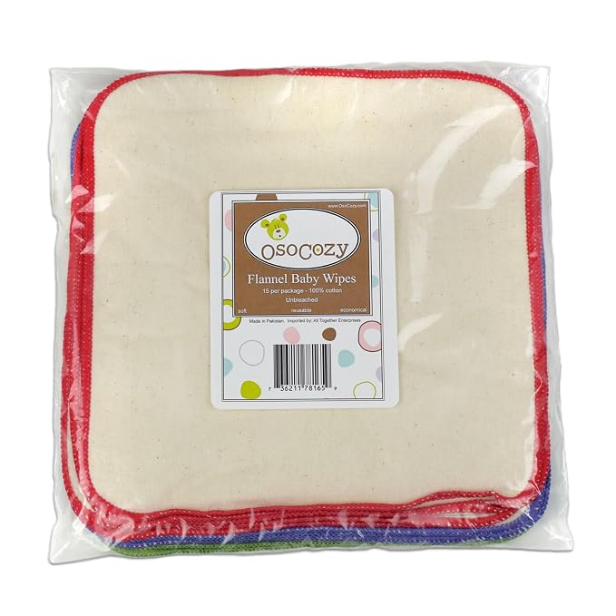 OsoCozy Flannel Cloth Baby Wipes - Image 4