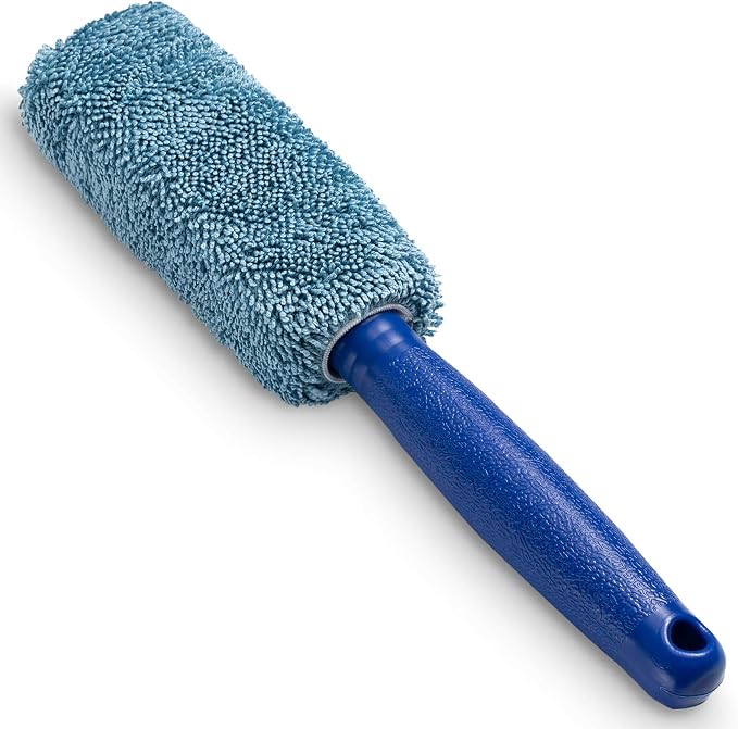 Wheel Brush, Microfiber Metal Free Wheel & Rim Brush Cleaner Brush by JIANFA