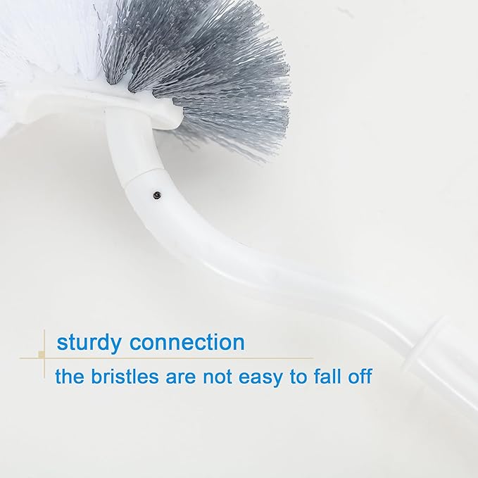 2 Pack Curved Toilet Bowl Brush Without Holder - Image 6