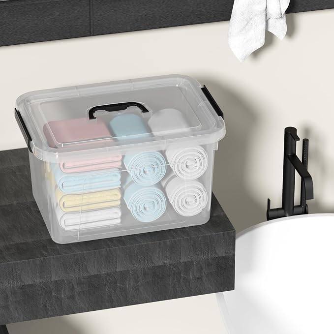 18 L Clear Latch Storage Bins - Image 5