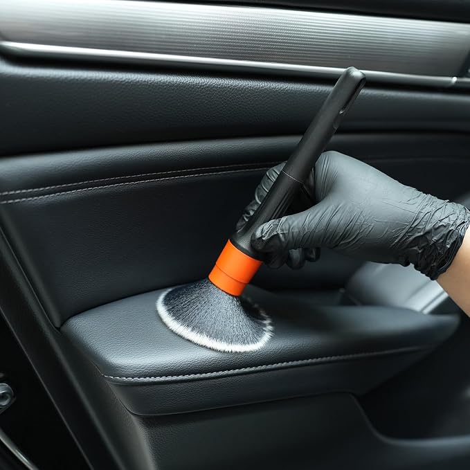 Car Drill Brush, Drill Brush Attachment SPTA 5Pcs Detachable Car Care Detailing - Image 7