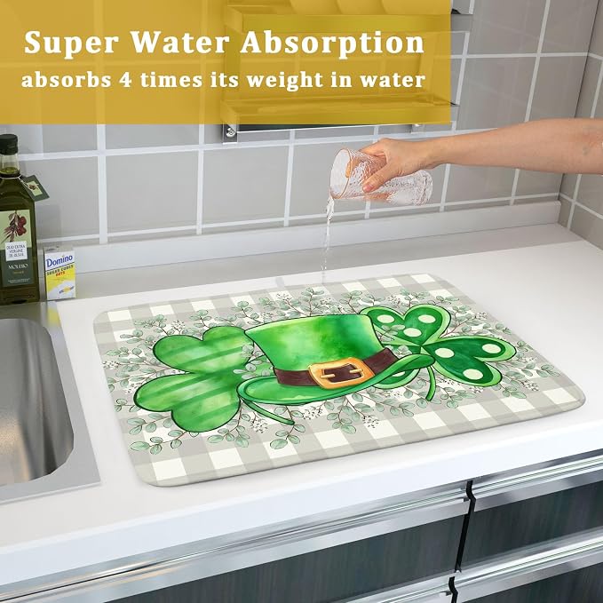 Khope St Patrick's Day Dish Drying Mat - Image 7