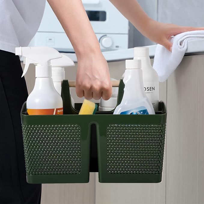 rejomiik Portable Shower Caddy Basket Plastic Cleaning Caddy Organizer Storage - Image 4