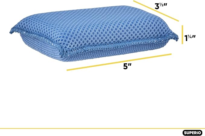 Microfiber Non-Scratch Dish & Kitchen Scrubber Heavy-Duty Household Cleaning - Image 2