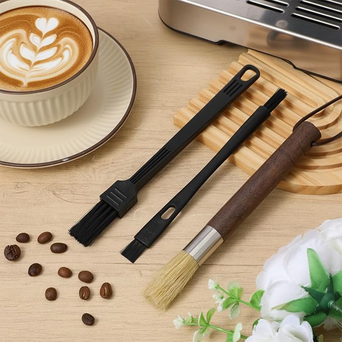 3Pcs Coffee Grinder Cleaning Brush Set, Espresso Machine Brush Cleaner Tools - Image 6