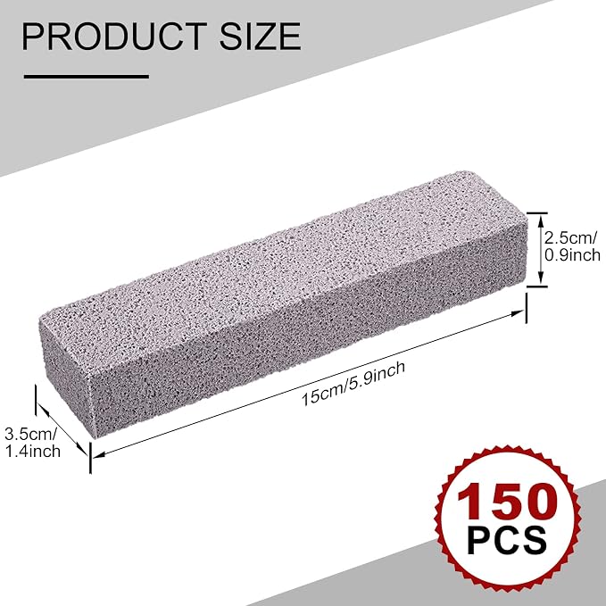 Chinco 150 Packs Pumice Stick for Cheaning, Pumice Scouring Stone Pad Removing - Image 2
