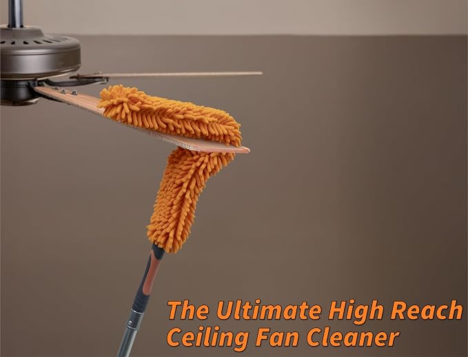 Long Handle Duster for Cleaning // Extendable Microfiber Duster - Image 4