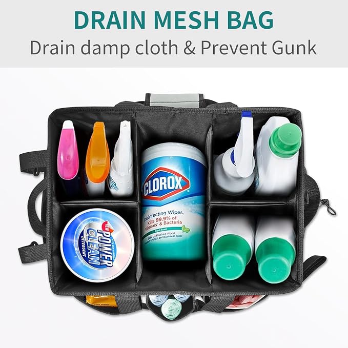 Cleaning Bags for Housekeepers, Large Cleaning Supplies Organizer - Image 4