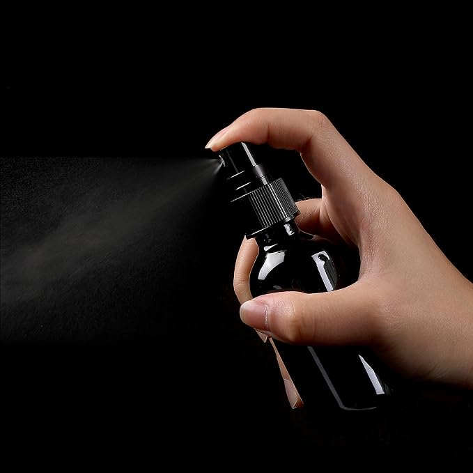 Black Glass Small Spray Bottle 2 oz 48 Packs, Fine Mist Sprayer Small Clear - Image 5