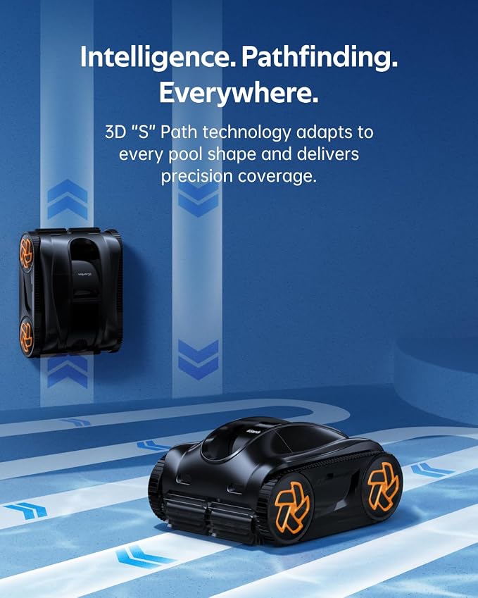 iGarden Pool Cleaner K80, 8H Runtime, Robotic Cordless Pool Vacuum, Smart - Image 4