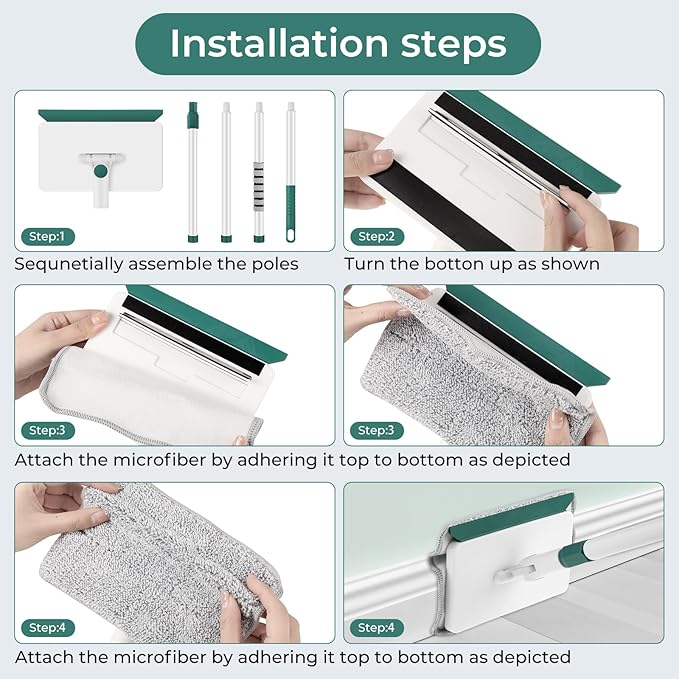 Baseboard Cleaner Tool with Handle - Image 7
