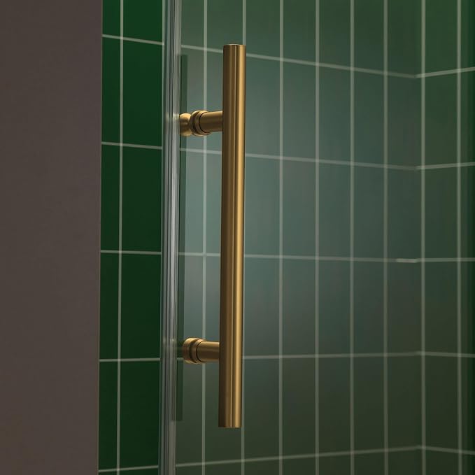 Woodbridge 57.5-60" W x 80" H Frameless Single Sliding Soft-Close Shower Door - Image 5