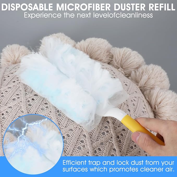 120 Pcs Duster Refills, Electrostatic Disposable Dusters Refills Compatible - Image 5