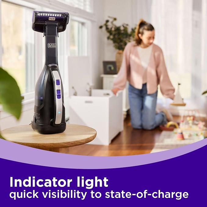 BLACK+DECKER dustbuster Reveal Pet Hair Vacuum, Hand Held Vacuum Cordless - Image 11