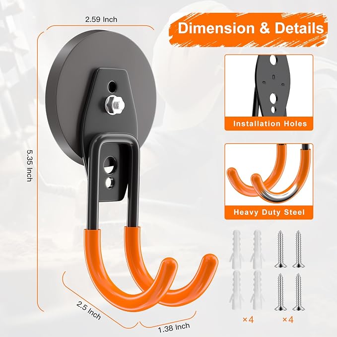 ENUODA Strong Magnetic Hooks Heavy Duty - Image 2