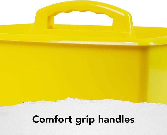 Storex 2-Compartment Large Craft Caddy – Multipurpose Classroom Organizer - Image 4
