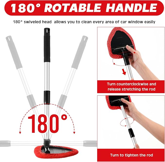 8 Pcs Car Windshield Cleaner Tool Kit - Image 2