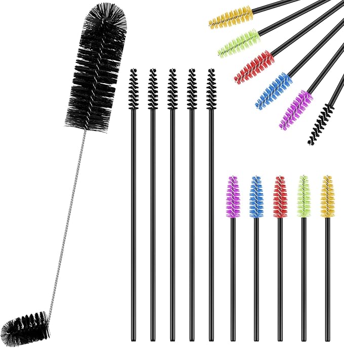 Hummingbird Feeder Cleaning Brush 19 Pieces 3 Size Mini Nylon Double Headed 2 by Perthlin