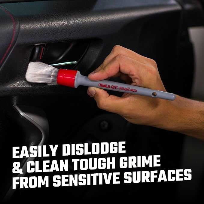 Chemical Guys All in the Details Interior Detailing Brush Set - Image 3