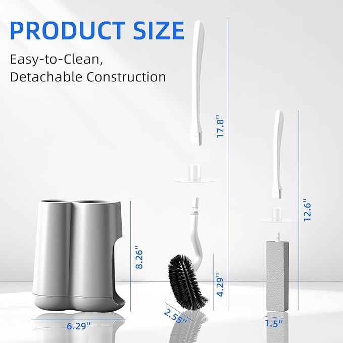 Toilet Brush and Holder Set - Image 2