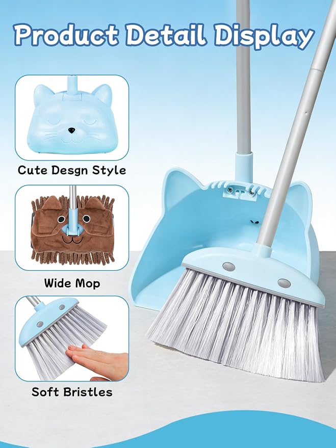 Kids Cleaning Toy 3-Piece Set - Image 6