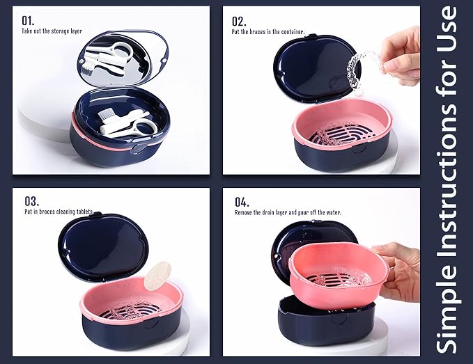 MURRI&MURRDI Retainer Case, Denture Bath Box - Image 5