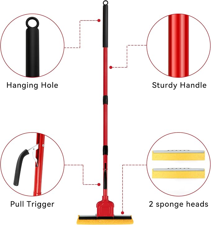 Cellulose Sponge Pop Up Sponge Mop - Image 4