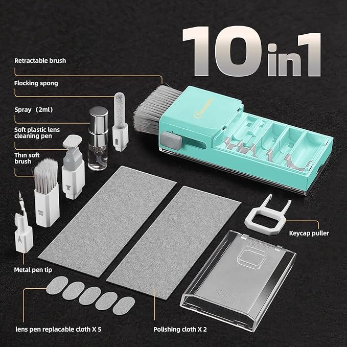 Laptop Screen Keyboard Cleaner Kit, All in 1 Electronics Cleaning Tool - Image 7