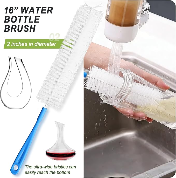 9Pcs Bottle Cleaning Brush Set - Image 3