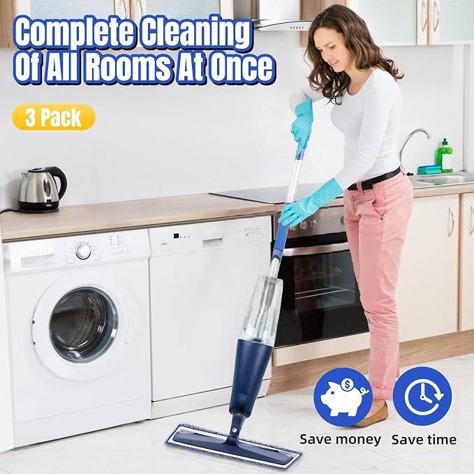 3 Pack Microfiber Dusting Pad for Bona Family of Mops, Washable & Reusable Pads - Image 7