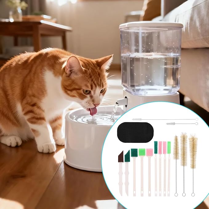 14pcs Pet Water Fountain Cleaning Kit - Image 4