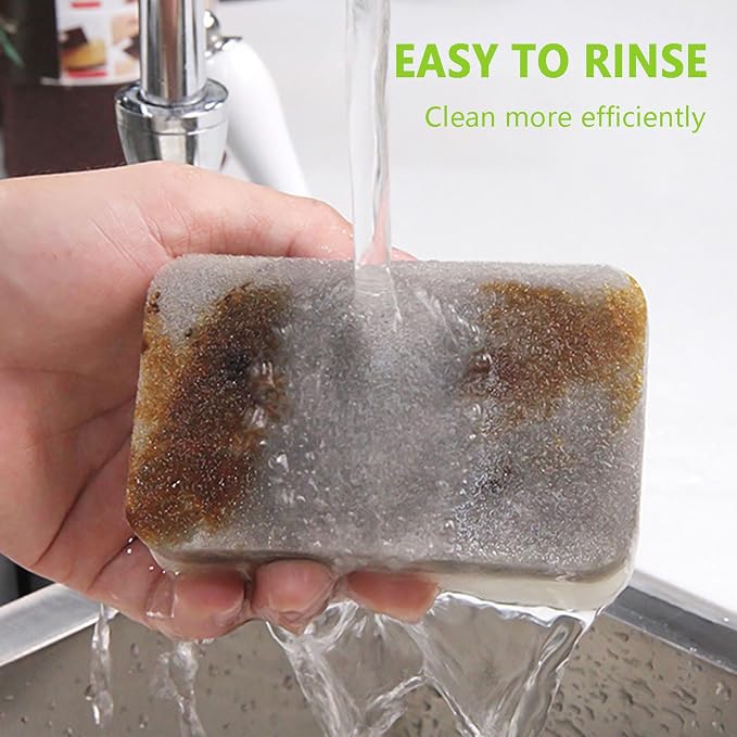 Kitchen Cleaning Sponges, 6 Pack Heavy Duty Scrub Sponges Cleans Fast - Image 4