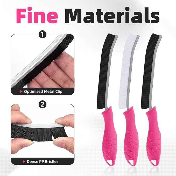 Hard Bristle Crevice Cleaning Brush - Image 4