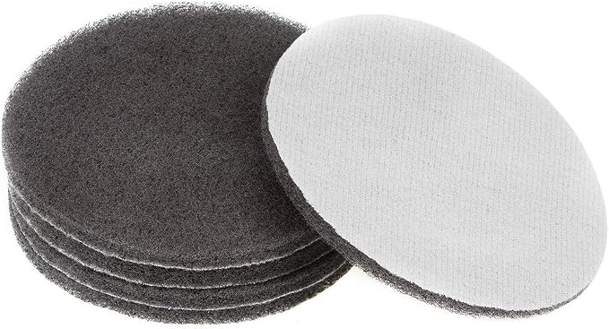 uxcell 5 Inch 1500 Grit Drill Power Brush Tile Scrubber Scouring Pads Cleaning by uxcell