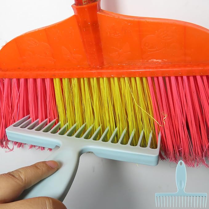 2 Pcs Broom Comb Hair Removal Comb Cleaning Brush - Image 7