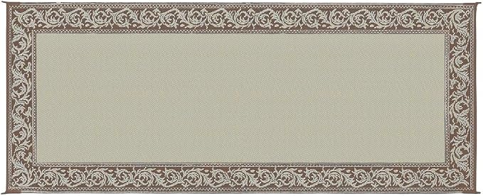Stylish Camping RC7 Brown/Beige 8' x 20' Classical Mat, 1 Pack - Image 4