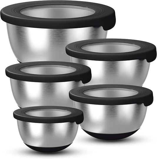 KITEISCAT Stainless Steel Mixing Bowls by KITEISCAT