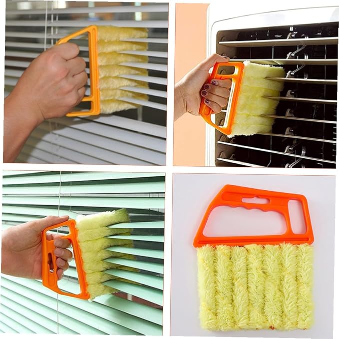 VALICLUD Window Shutter Brush Set 2pcs Handheld 7-Finger and 3-Finger Blinds - Image 3