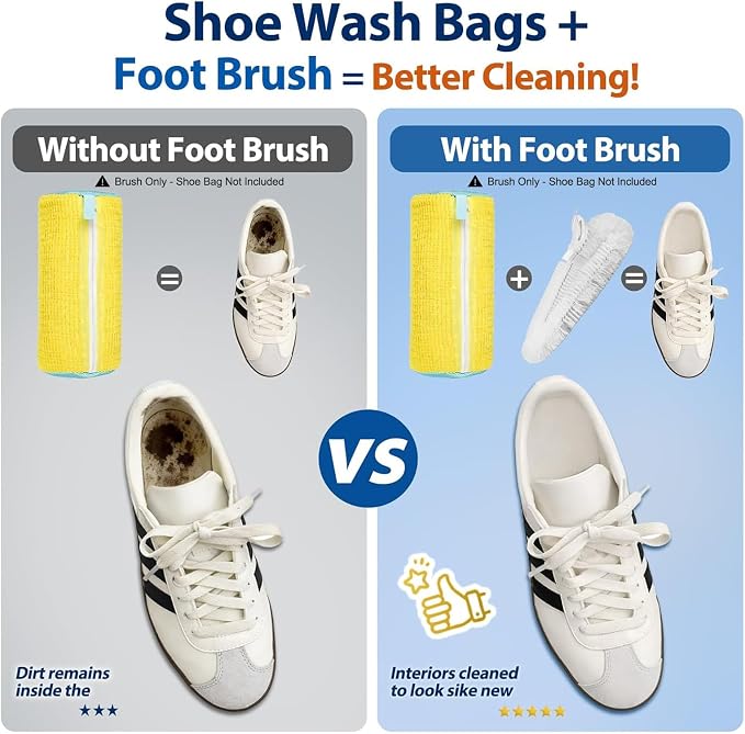 Shoe Washing Bag Cleaning Brush – Interior Shoe Cleaner - Image 6