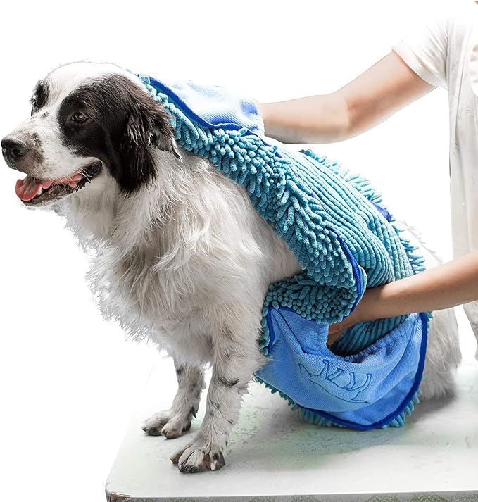 Tuff Pupper Quick Dry Towel for Dogs | Ultra Absorbent Microfiber Shammy | by TuffPupper