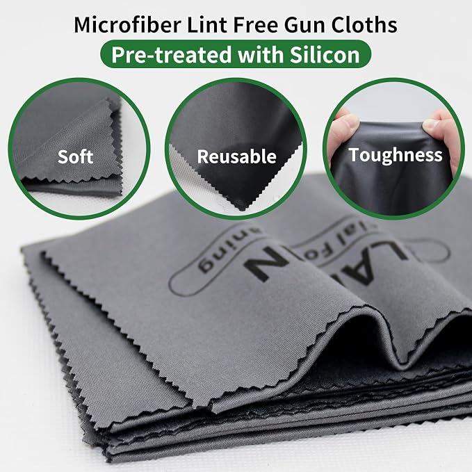 Silicon Gun Cloth 12'' ×12'' Gun Cleaning Cloths Lint Free - Image 3