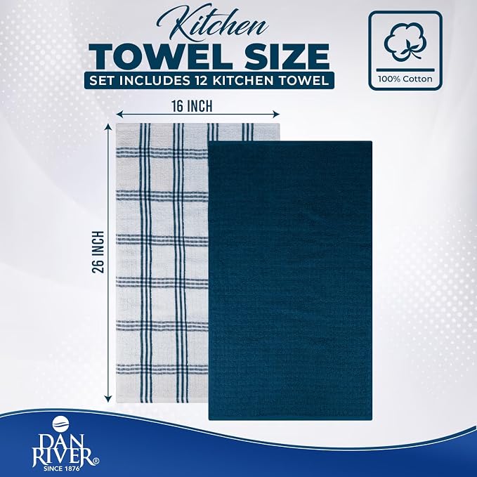 DAN RIVER Premium Kitchen Towels - Image 2
