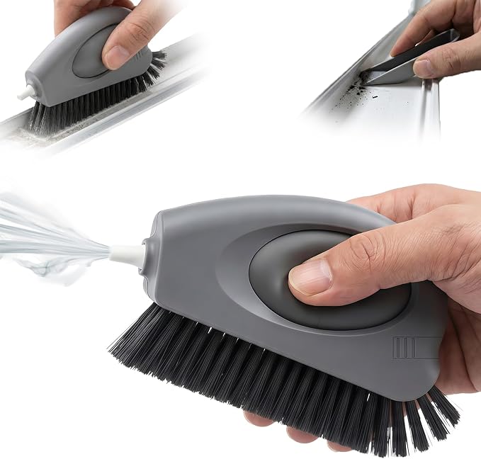 2 Pack Window Track Cleaning Brush – 3-in-1 Air-Blast Scrub Brush by Unknown
